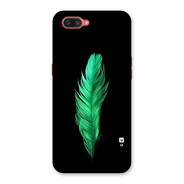 Beautiful Green Feather Back Case for Oppo A3s