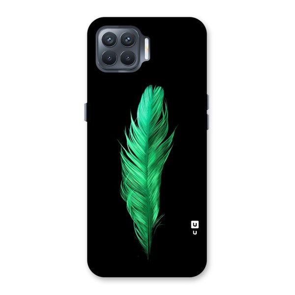 Beautiful Green Feather Back Case for Oppo F17 Pro