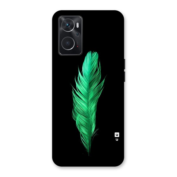 Beautiful Green Feather Back Case for Oppo K10 4G