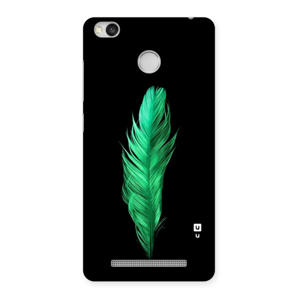 Beautiful Green Feather Back Case for Redmi 3S Prime