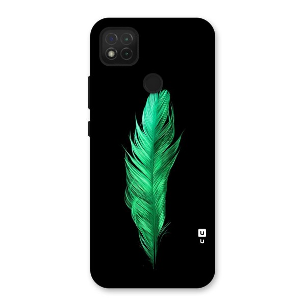 Beautiful Green Feather Back Case for Redmi 9