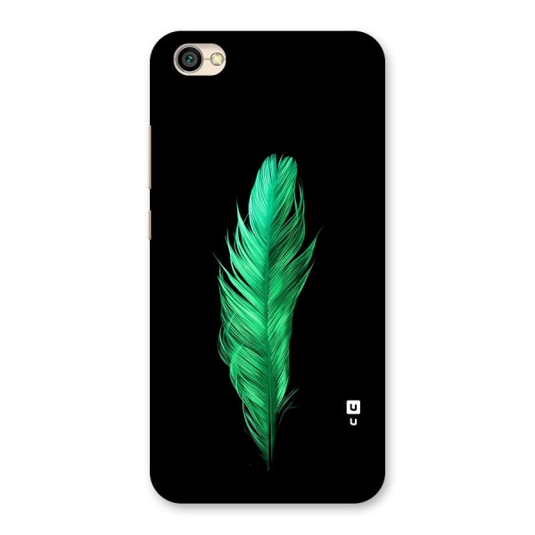 Beautiful Green Feather Back Case for Redmi Y1 Lite