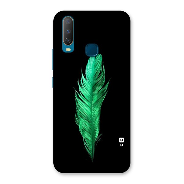 Beautiful Green Feather Back Case for Vivo Y11