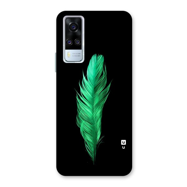 Beautiful Green Feather Back Case for Vivo Y31