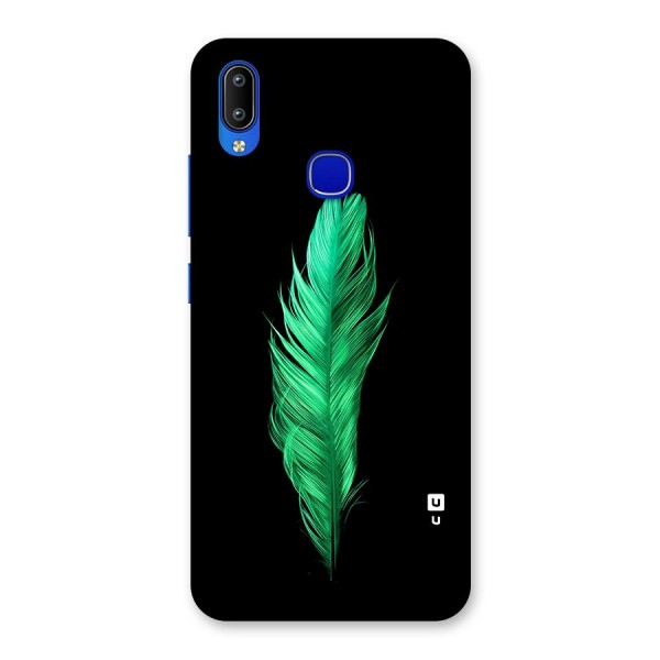 Beautiful Green Feather Back Case for Vivo Y91