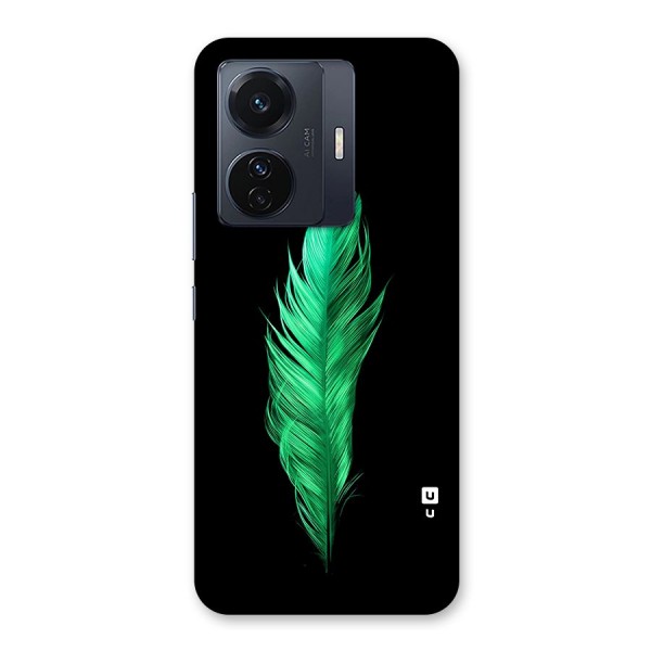 Beautiful Green Feather Back Case for Vivo iQOO Z6 Pro