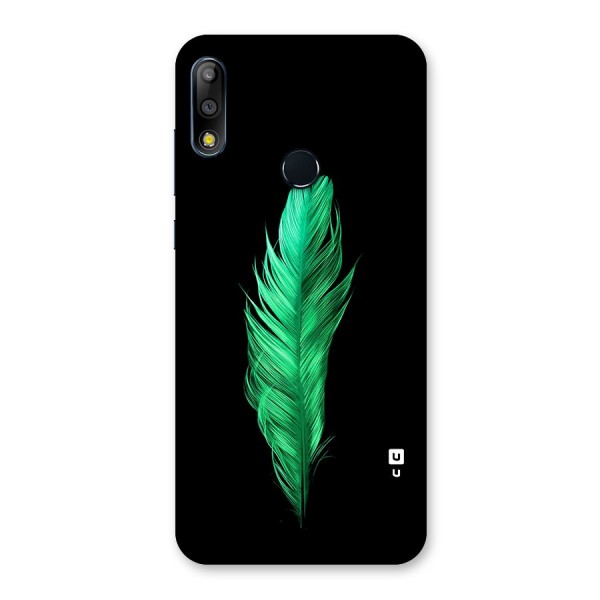 Beautiful Green Feather Back Case for Zenfone Max Pro M2