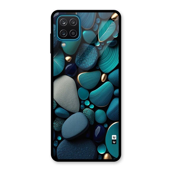 Beautiful Pebble Stones Glass Back Case for Galaxy A12