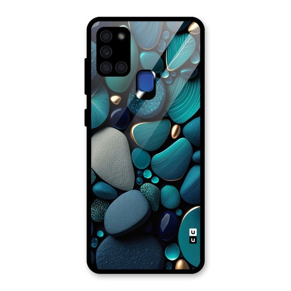 Beautiful Pebble Stones Glass Back Case for Galaxy A21s