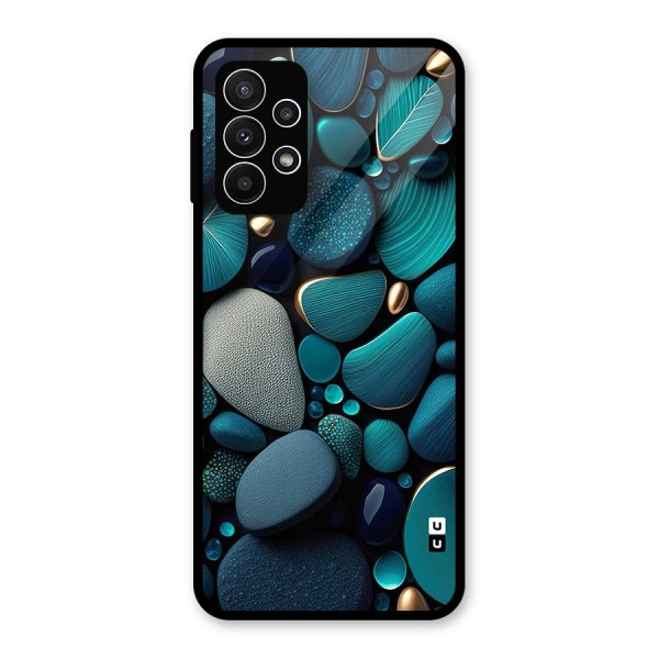Beautiful Pebble Stones Glass Back Case for Galaxy A23