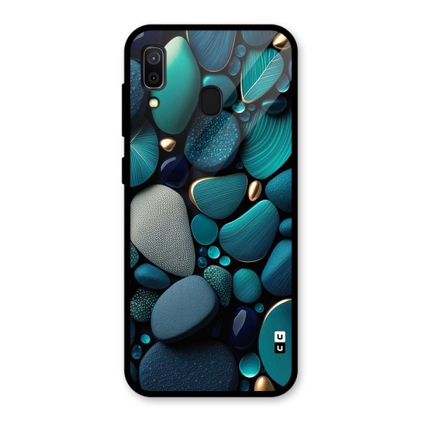 Beautiful Pebble Stones Glass Back Case for Galaxy A30