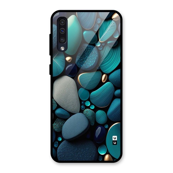 Beautiful Pebble Stones Glass Back Case for Galaxy A50