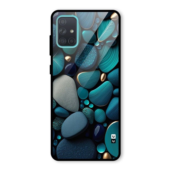 Beautiful Pebble Stones Glass Back Case for Galaxy A71