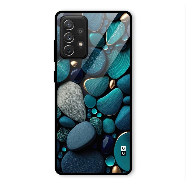 Beautiful Pebble Stones Glass Back Case for Galaxy A72