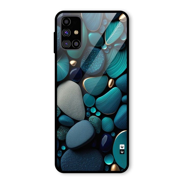 Beautiful Pebble Stones Glass Back Case for Galaxy M31s