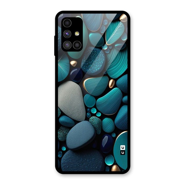 Beautiful Pebble Stones Glass Back Case for Galaxy M51