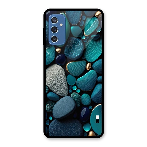 Beautiful Pebble Stones Glass Back Case for Galaxy M52 5G