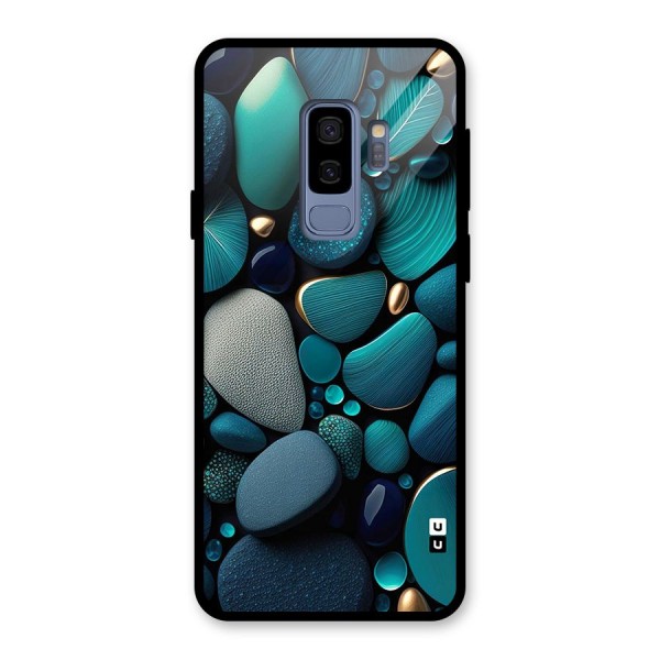 Beautiful Pebble Stones Glass Back Case for Galaxy S9 Plus