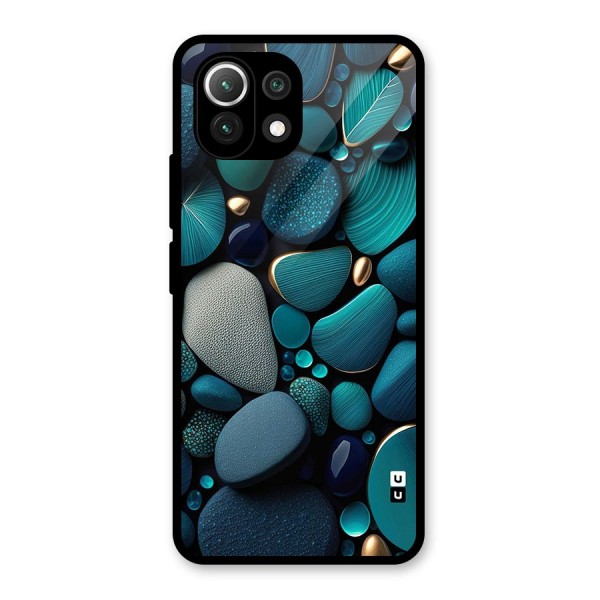 Beautiful Pebble Stones Glass Back Case for Mi 11 Lite