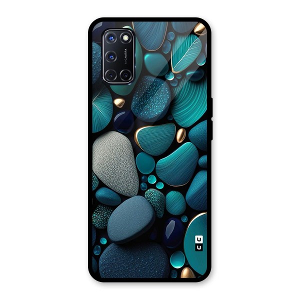 Beautiful Pebble Stones Glass Back Case for Oppo A52