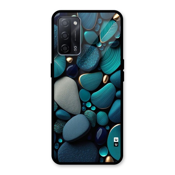 Beautiful Pebble Stones Glass Back Case for Oppo A53s 5G