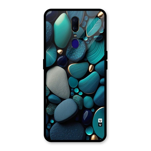 Beautiful Pebble Stones Glass Back Case for Oppo F11