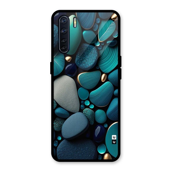 Beautiful Pebble Stones Glass Back Case for Oppo F15