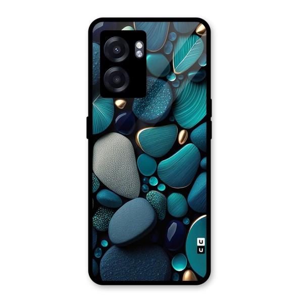 Beautiful Pebble Stones Glass Back Case for Oppo K10 (5G)