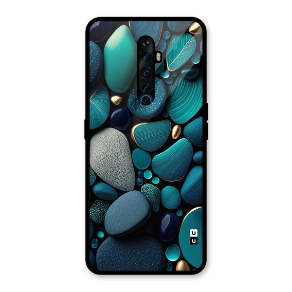 Beautiful Pebble Stones Glass Back Case for Oppo Reno2 Z