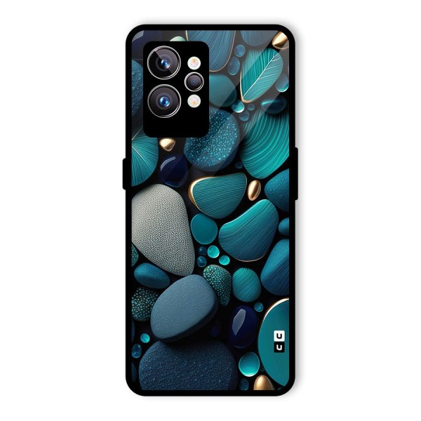 Beautiful Pebble Stones Glass Back Case for Realme GT2 Pro