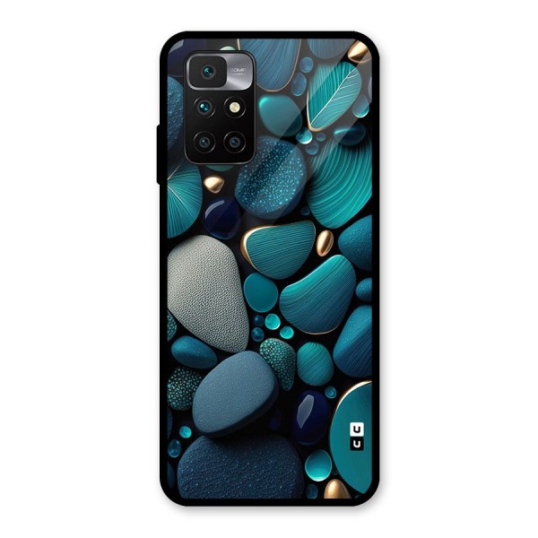 Beautiful Pebble Stones Glass Back Case for Redmi 10 Prime