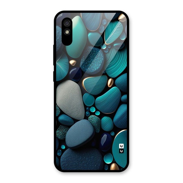 Beautiful Pebble Stones Glass Back Case for Redmi 9A