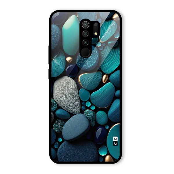 Beautiful Pebble Stones Glass Back Case for Redmi 9 Prime