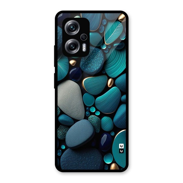 Beautiful Pebble Stones Glass Back Case for Redmi K50i