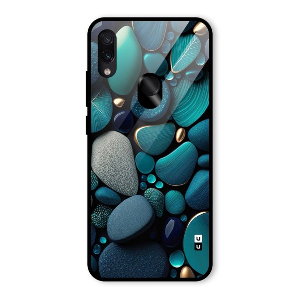 Beautiful Pebble Stones Glass Back Case for Redmi Note 7S