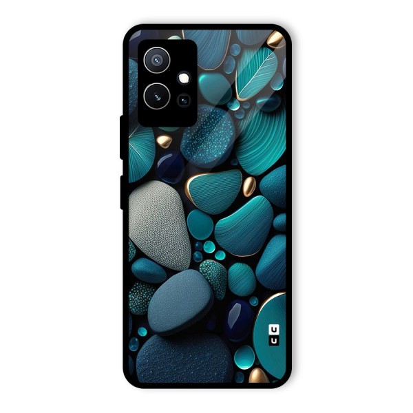 Beautiful Pebble Stones Glass Back Case for Vivo T1 5G