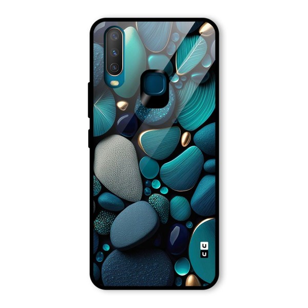 Beautiful Pebble Stones Glass Back Case for Vivo Y12