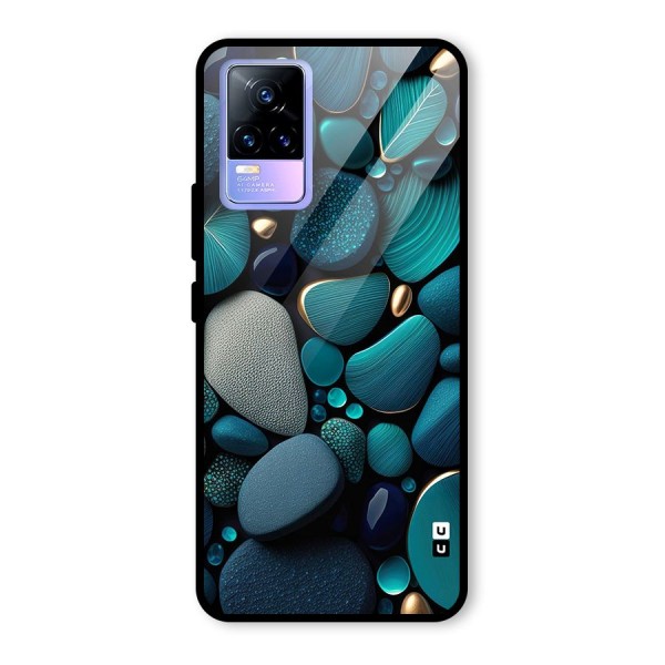 Beautiful Pebble Stones Glass Back Case for Vivo Y73