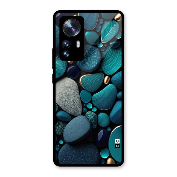 Beautiful Pebble Stones Glass Back Case for Xiaomi 12 Pro