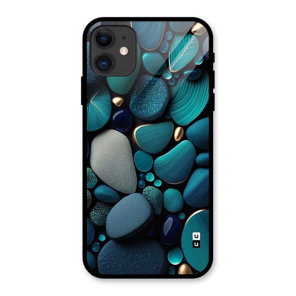 Beautiful Pebble Stones Glass Back Case for iPhone 11