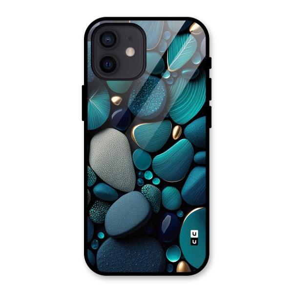 Beautiful Pebble Stones Glass Back Case for iPhone 12