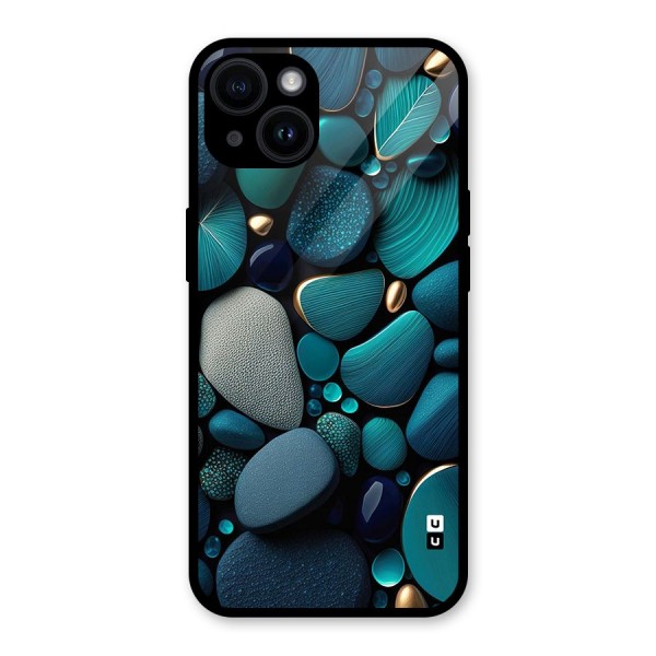 Beautiful Pebble Stones Glass Back Case for iPhone 14
