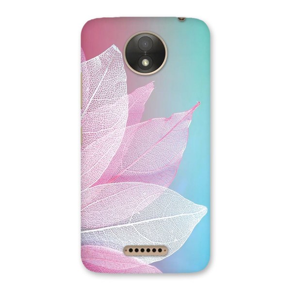 Beautiful Petals Vibes Back Case for Moto C Plus