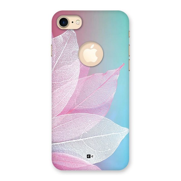 Beautiful Petals Vibes Back Case for iPhone 8 Logo Cut