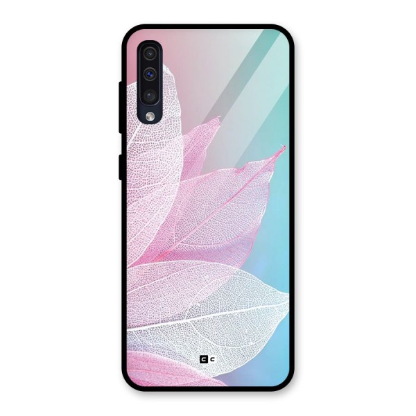 Beautiful Petals Vibes Glass Back Case for Galaxy A50