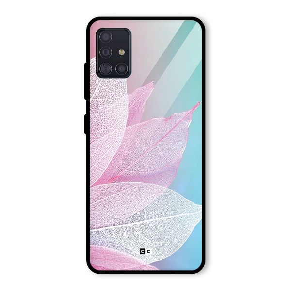 Beautiful Petals Vibes Glass Back Case for Galaxy A51