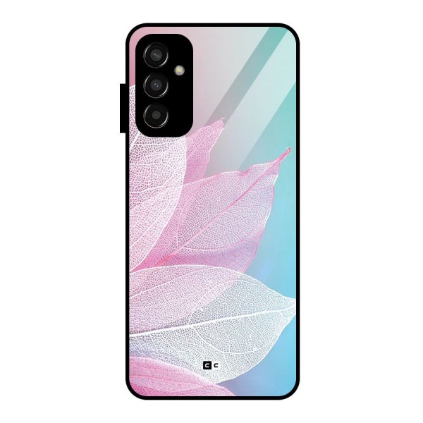 Beautiful Petals Vibes Glass Back Case for Galaxy F13