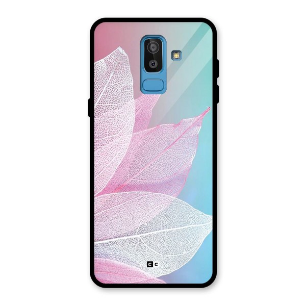 Beautiful Petals Vibes Glass Back Case for Galaxy J8