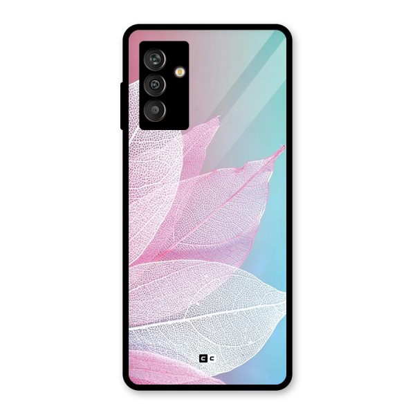 Beautiful Petals Vibes Glass Back Case for Galaxy M13