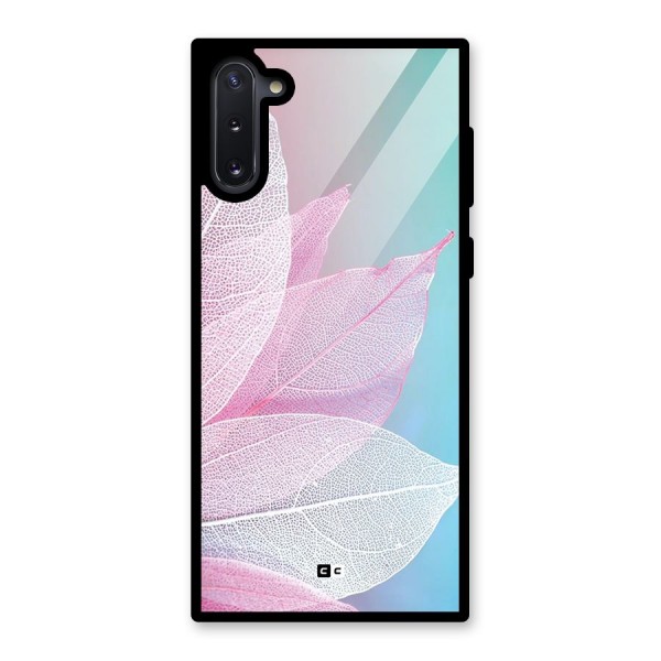 Beautiful Petals Vibes Glass Back Case for Galaxy Note 10